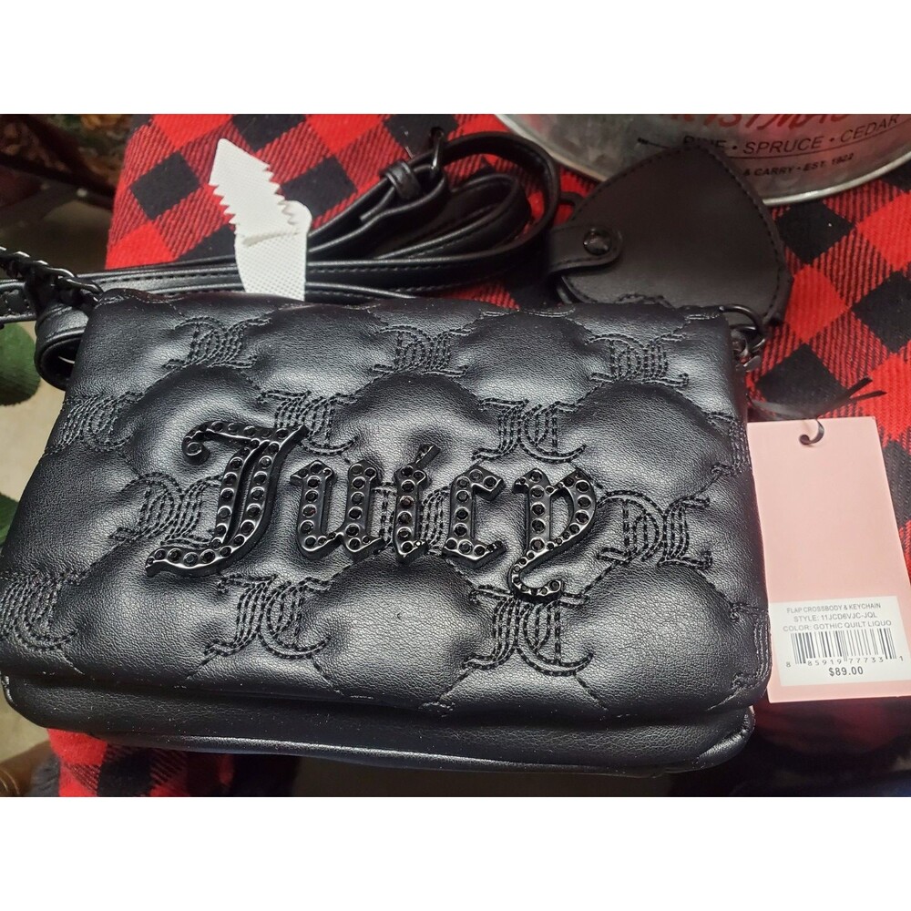 Juicy Couture Purse Black Quilted